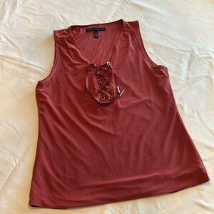 Sleeveless with front tie